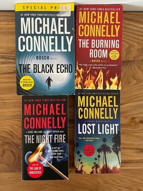 Michael Connelly Book Collection 4 Softcover Novels